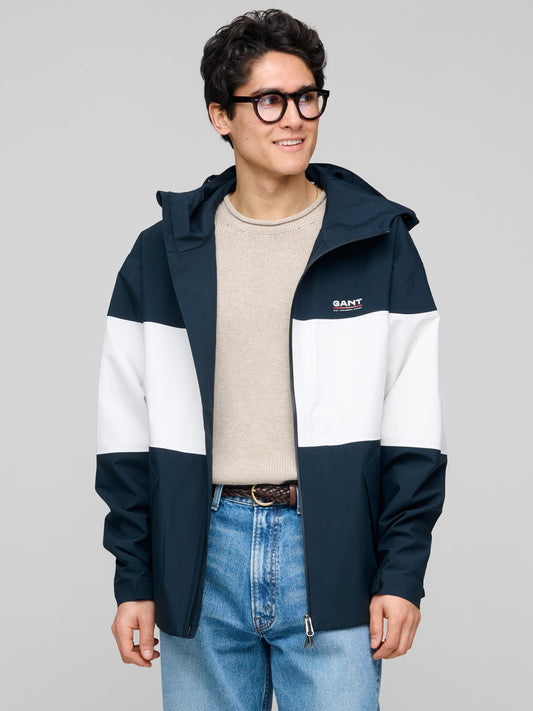 Hooded Sailor Jacket, Navy