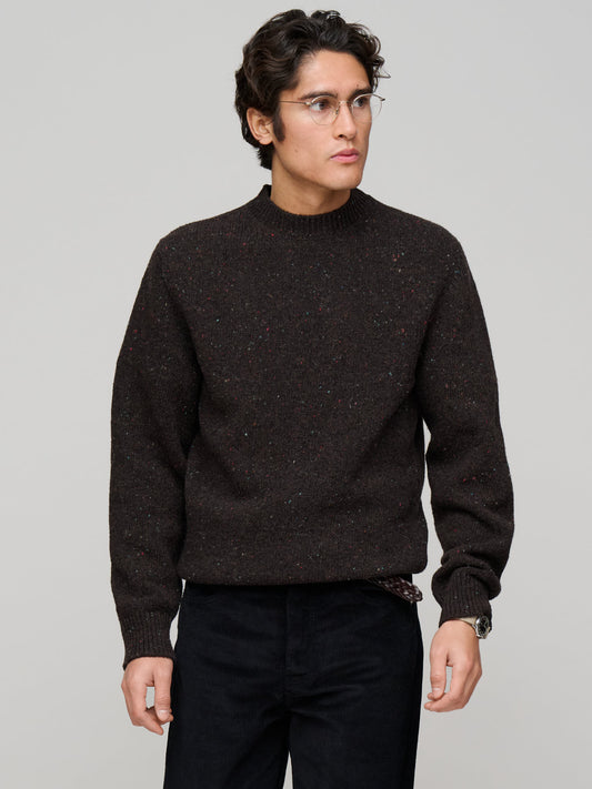 Donegal Crew Neck, Brown