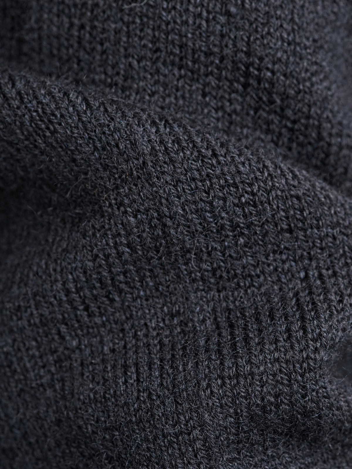 Chunky Collared Sweater Virgin Wool, Black