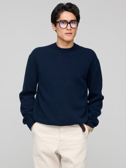 Easy Crew - Cashmere/Lambswool, Navy