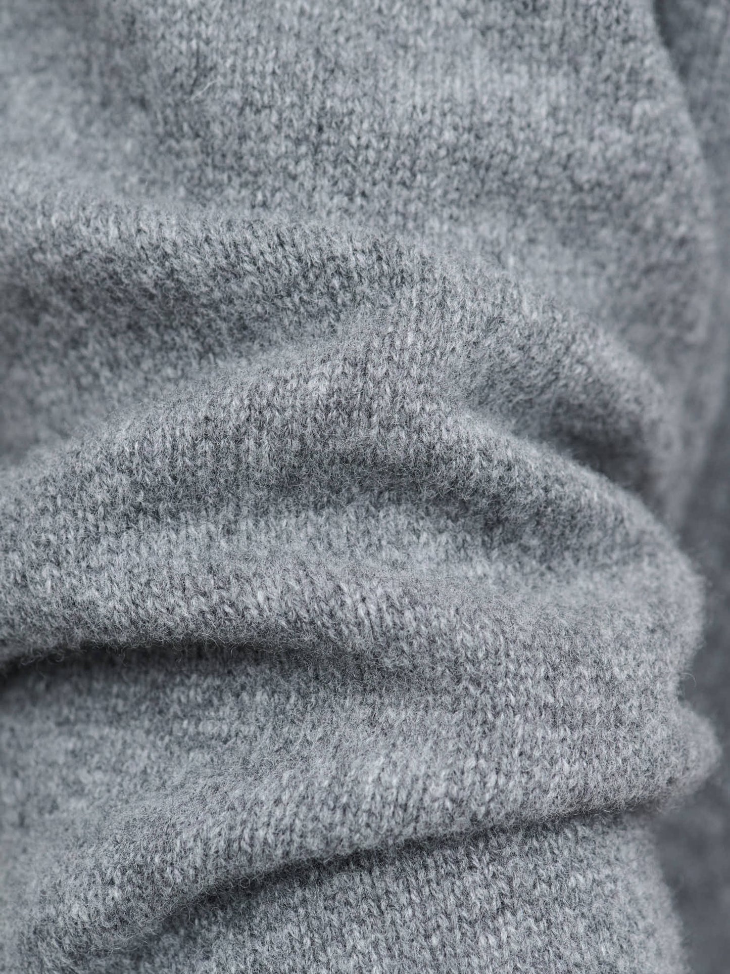 Easy Henley - Cashmere/Lambswool, Light Grey