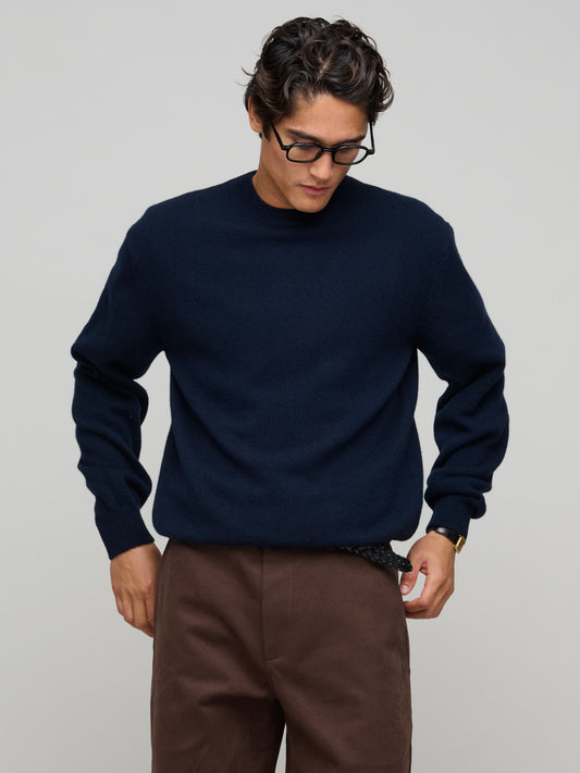 Easy Crew - Pure Cashmere, Navy