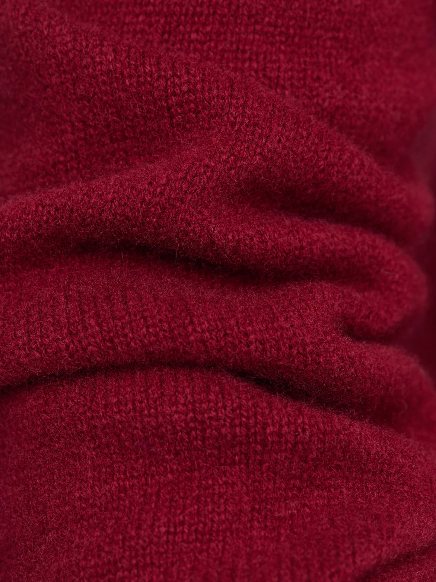 Easy Crew - Cashmere/Lambswool, Warm Red