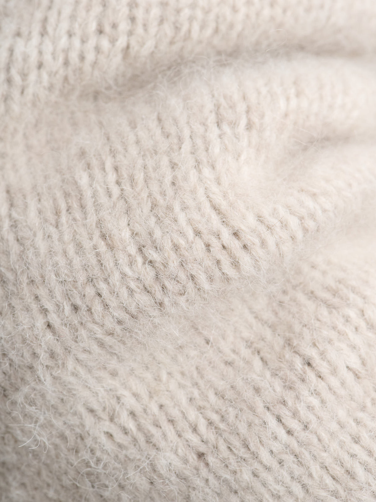 Alpaca Cardigan, Oat