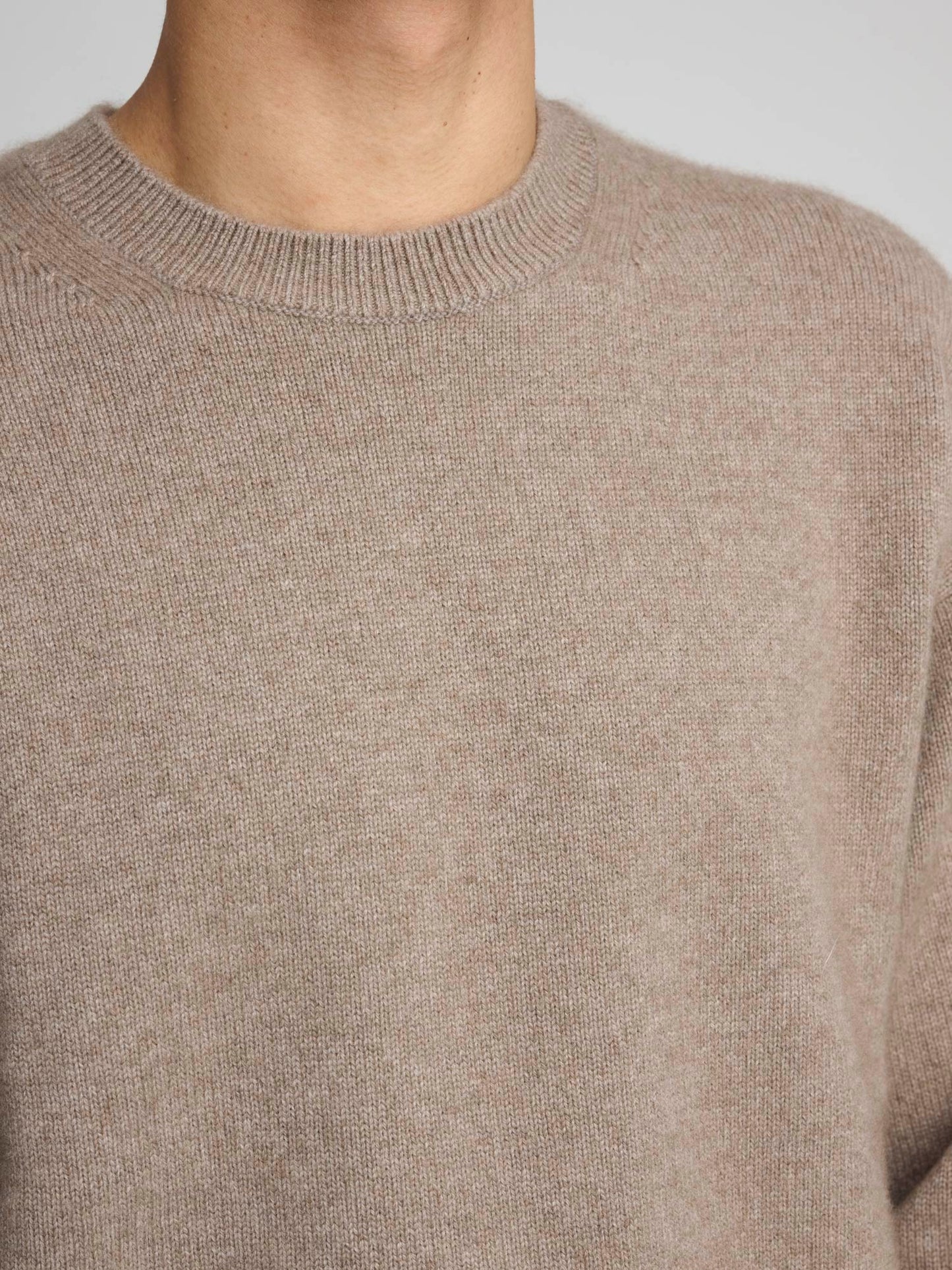 Baby Cashmere Knit P/O, Natural Brown