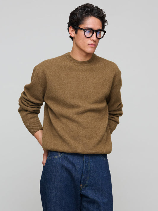 Easy Crew - Cashmere/Lambswool, Khaki