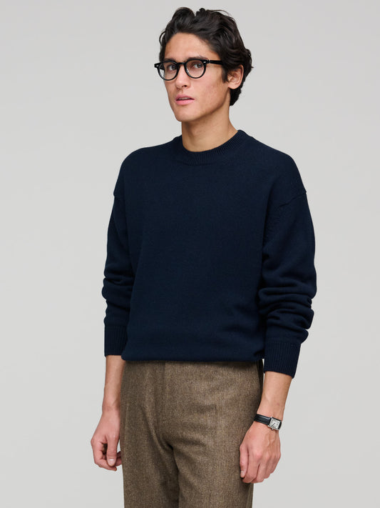 Easy Crew - Pure Cashmere, Navy