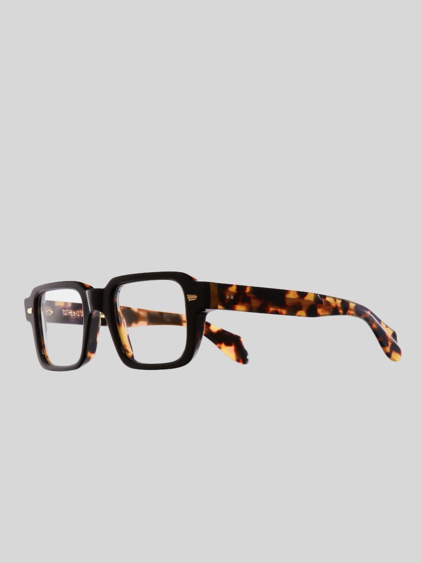 Optical Square Glasses, Black on Camo