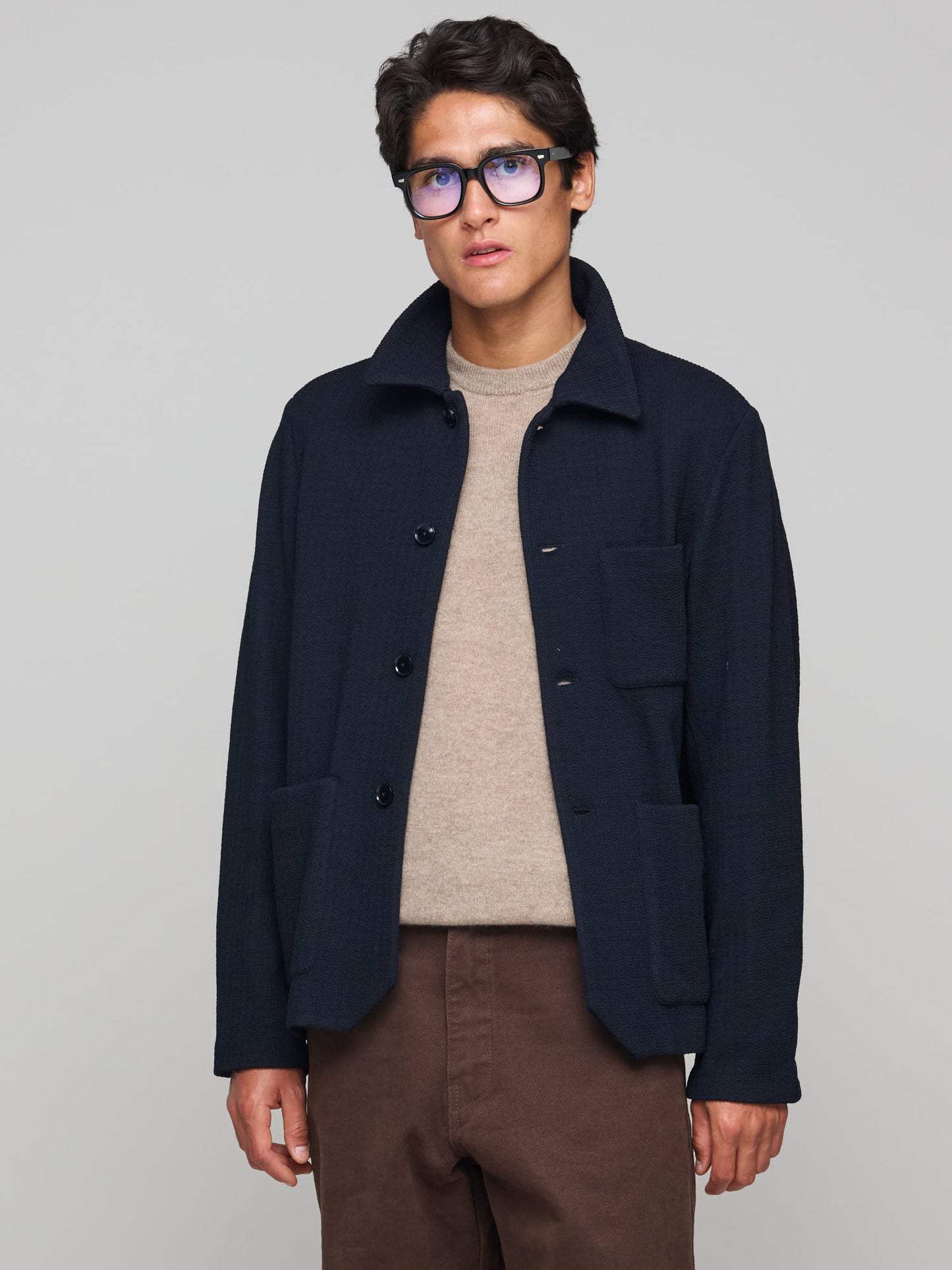 Visal Overshirt, Navy