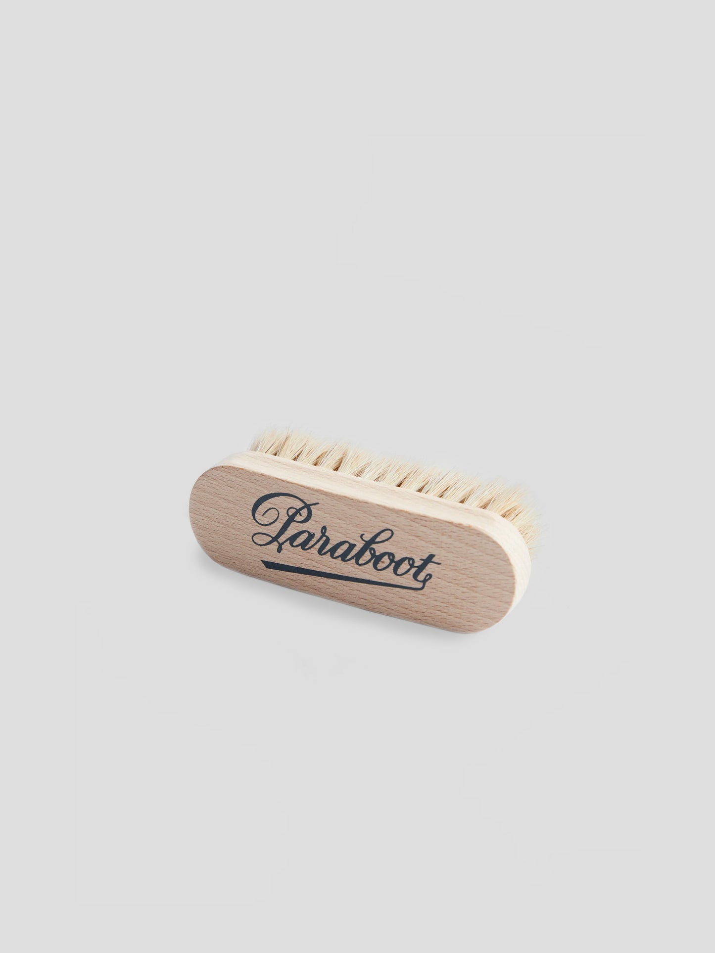 Shoe Brush Wood/Silk Bristles, Beige