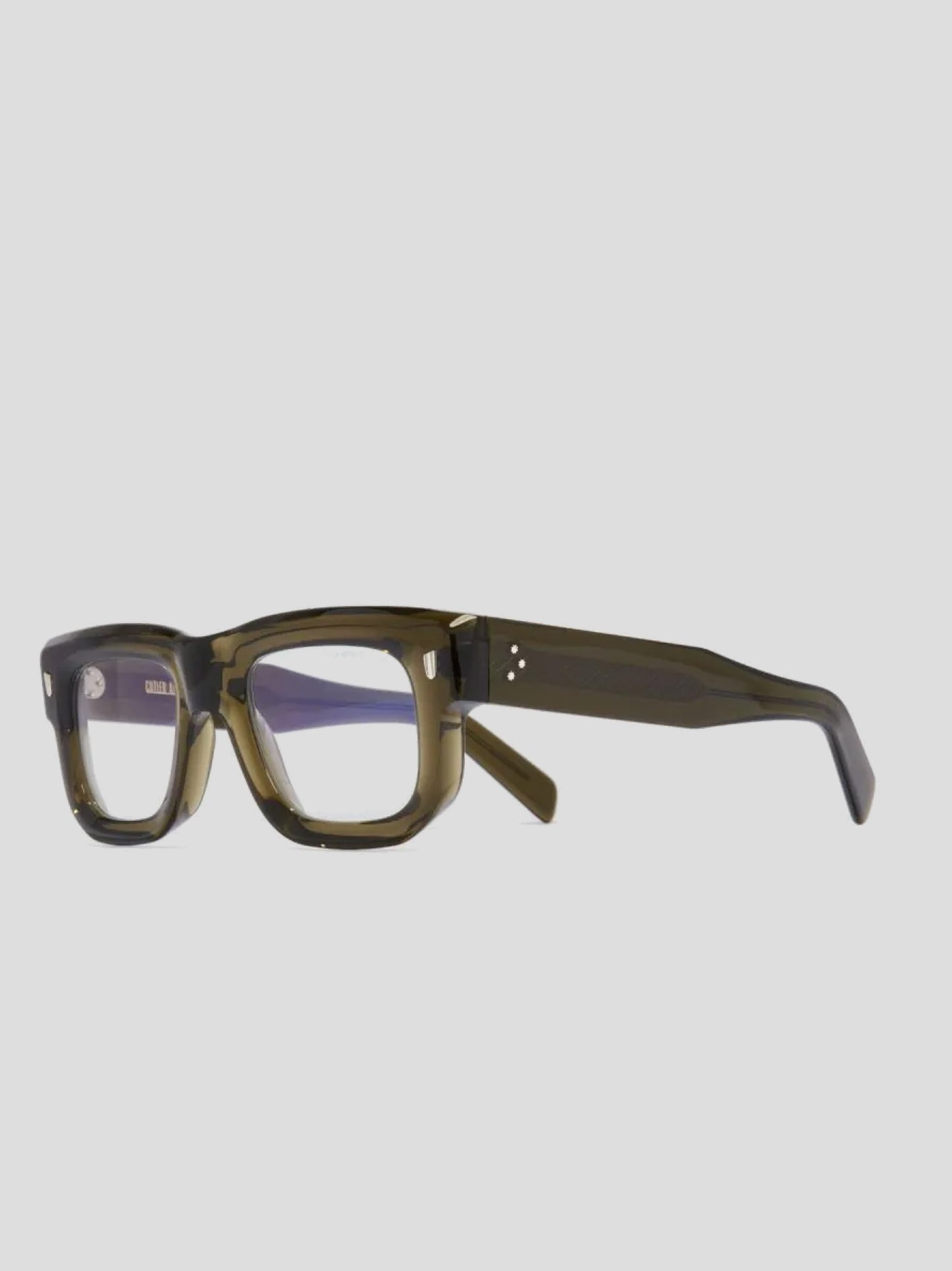 Square Optical Glasses, Olive