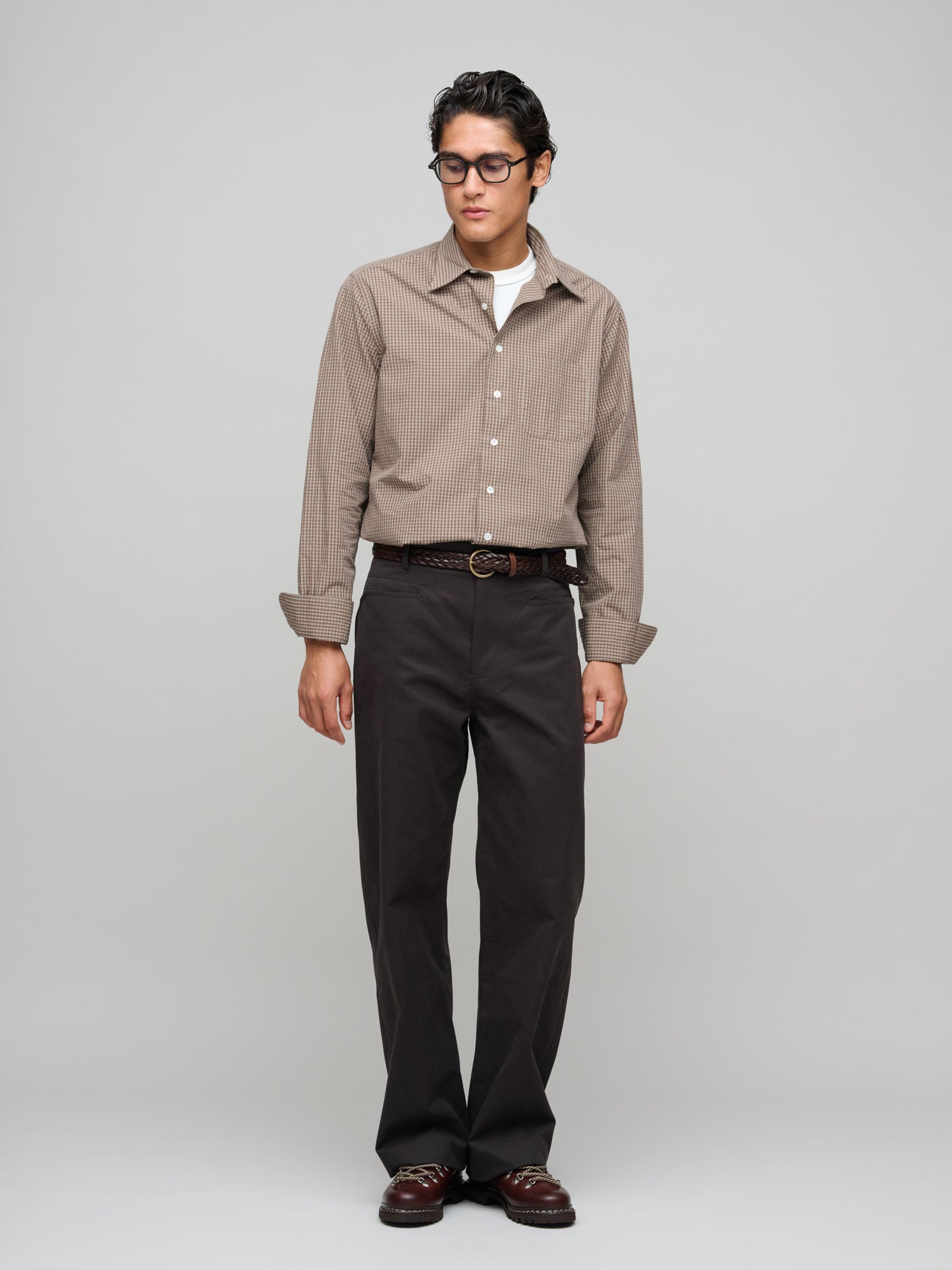 Gardian Trousers Soft Cotton Twill, Chocolate