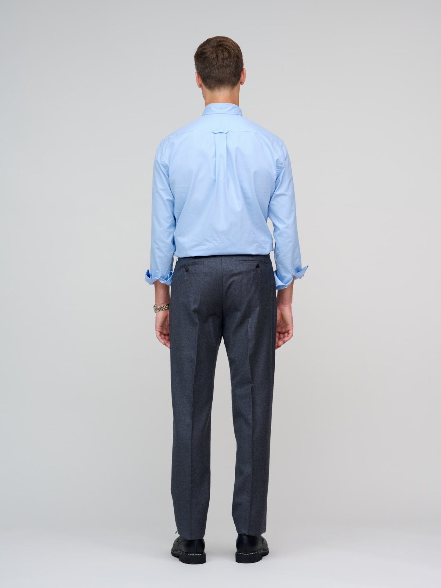 Model 8 Wool Flannel Trousers, Grey