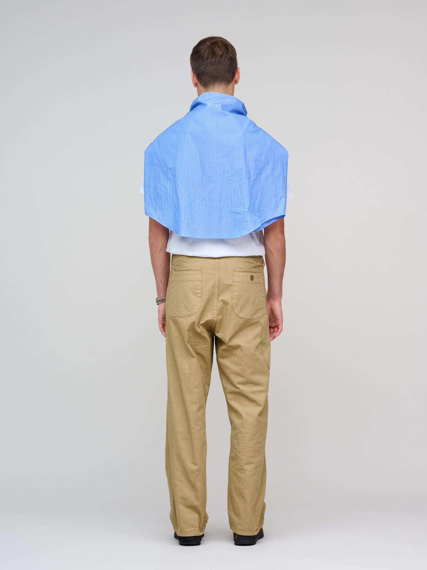 Wide Fit French Work Pants, Khaki