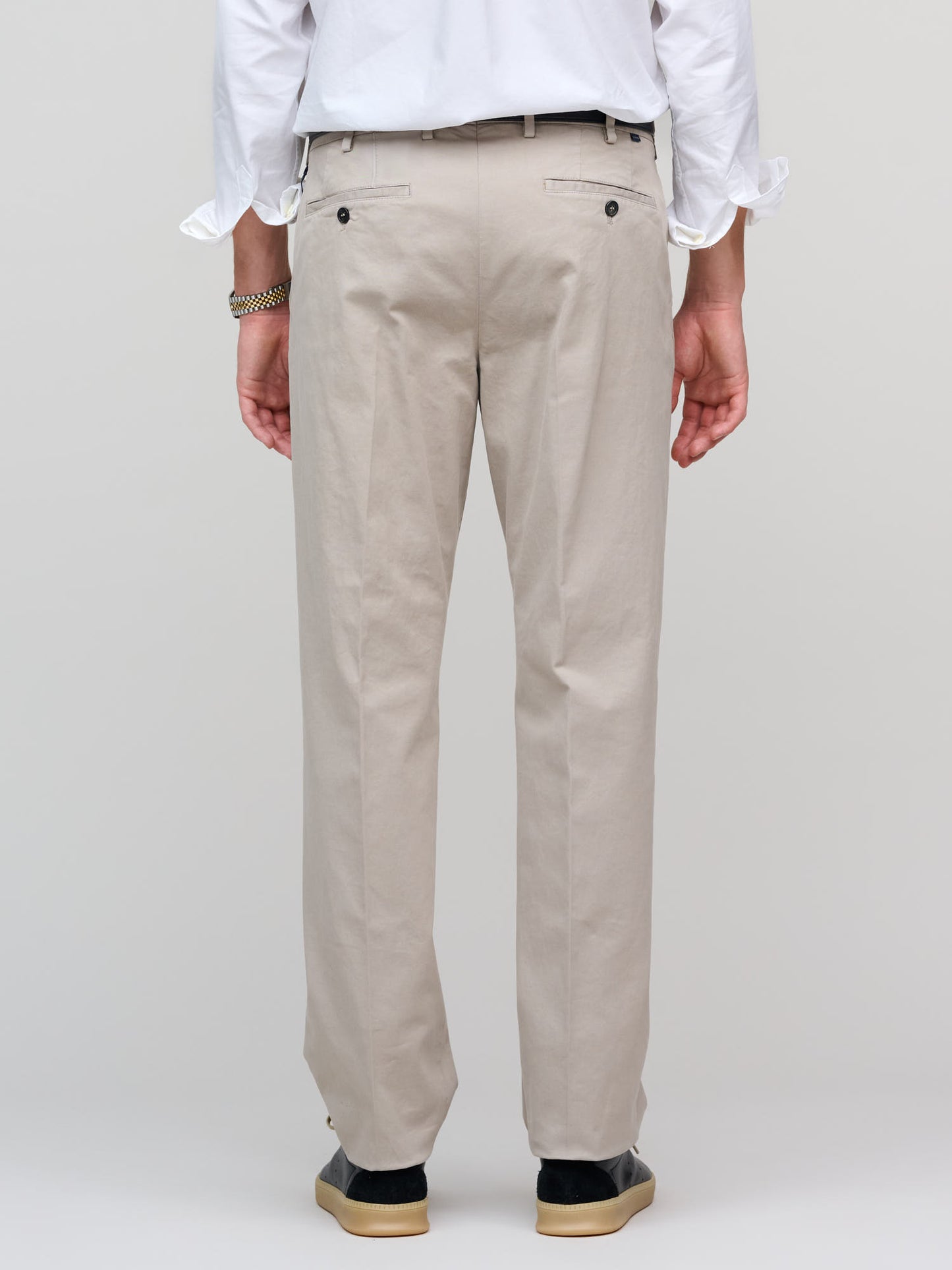 Model 8 Cotton Trousers, Beige