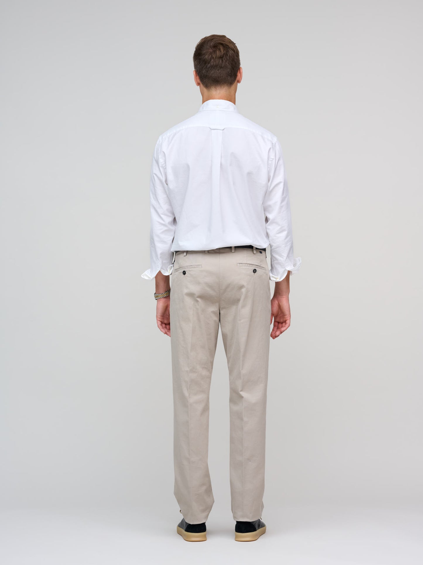 Model 8 Cotton Trousers, Beige