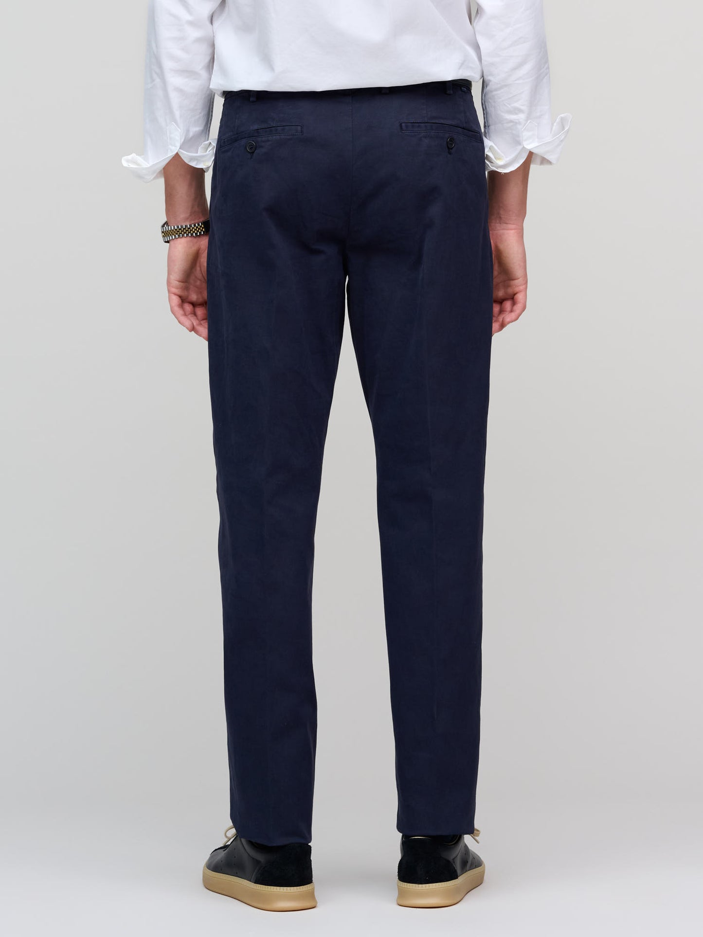 Model 8 Cotton Trousers, Navy