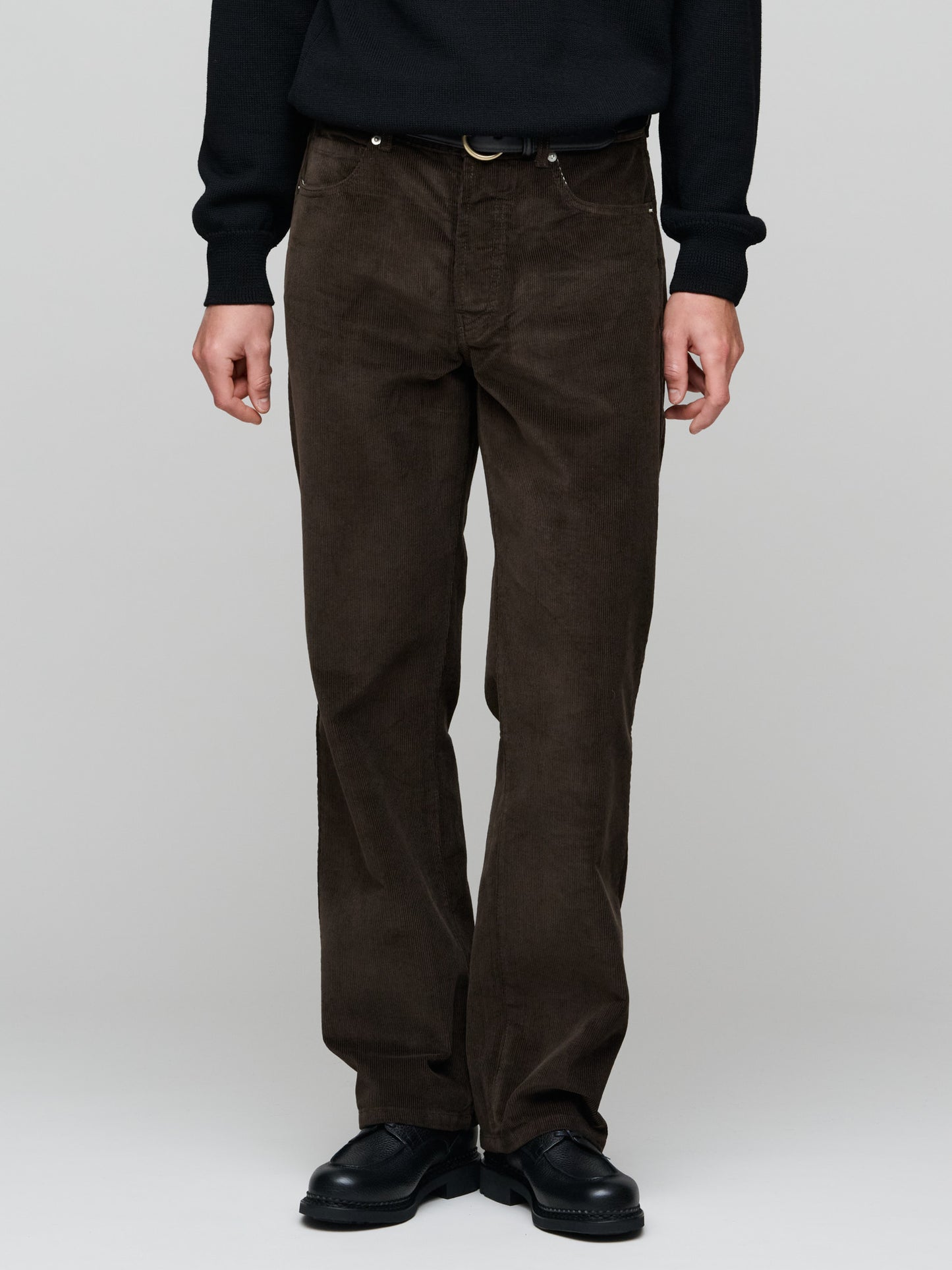 Easy Fit Jeans Corduroy, D. Brown