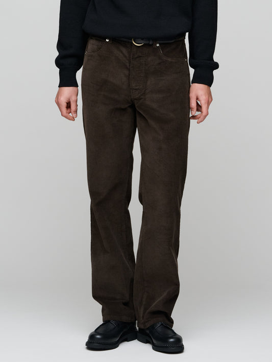 Easy Fit Jeans Corduroy, D. Brown