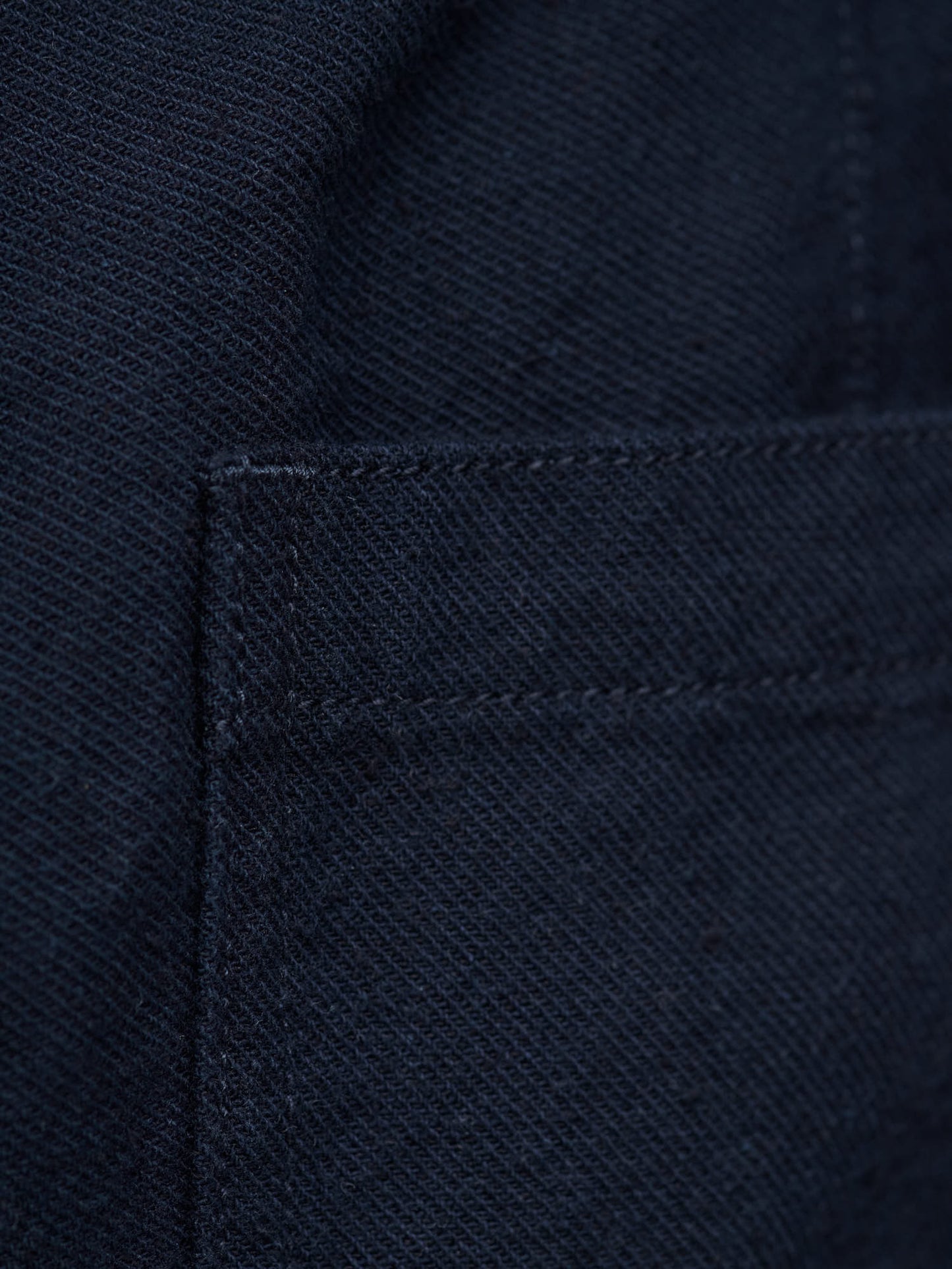 Silk Nep Cotton Twill Deck Pants, Navy