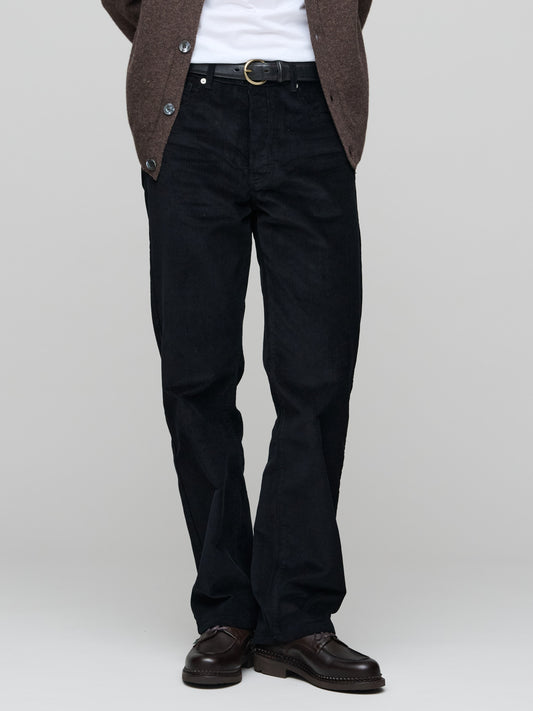 Easy Fit Jeans Corduroy, Black