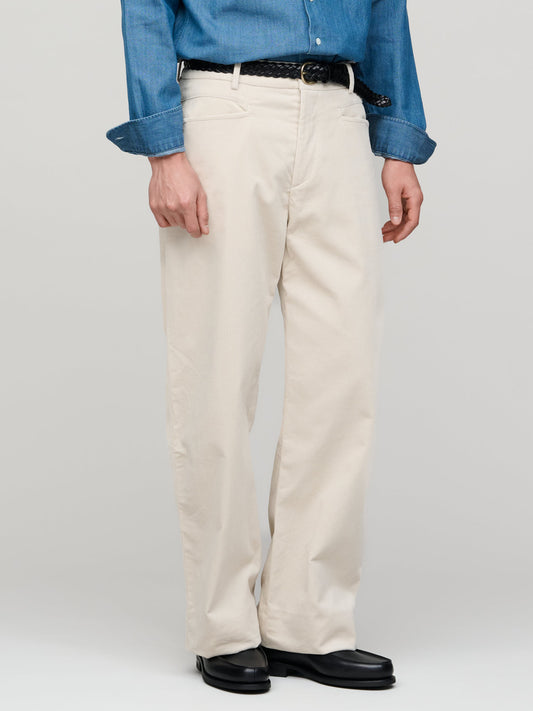 Gardian Trousers Wale Corduroy, Ivory