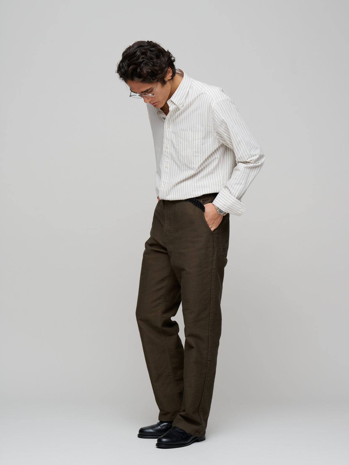 Utility Chino Vintage Moleskin, Brown