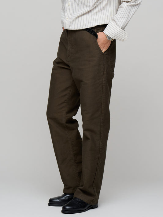 Utility Chino Vintage Moleskin, Brown