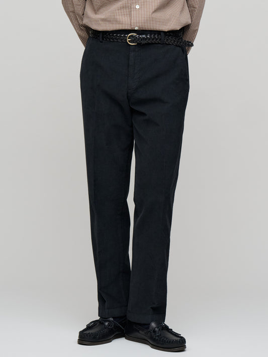 Cotton Corduroy Trousers, Dark Navy