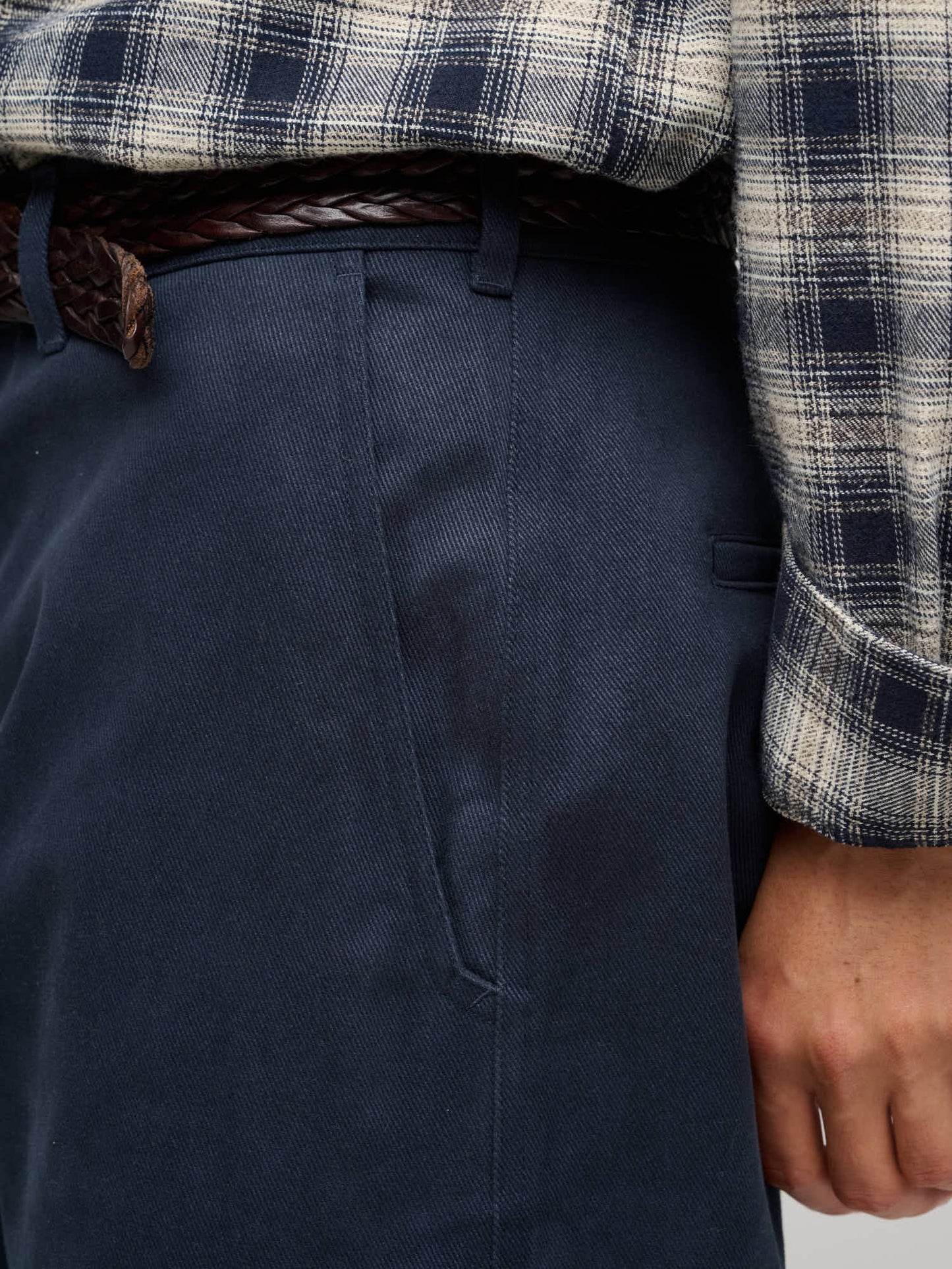 Balloon Trouser Heavy Cotton Drill, Dark Navy