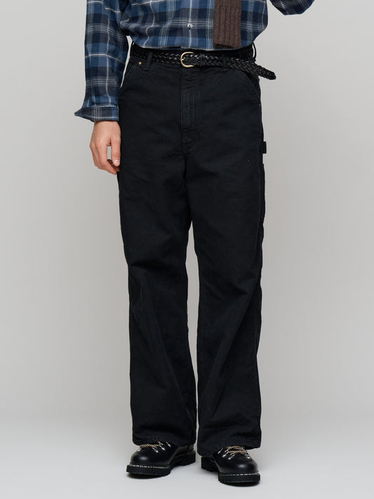 Oxford Painter Pants Dad’s Fit, Black