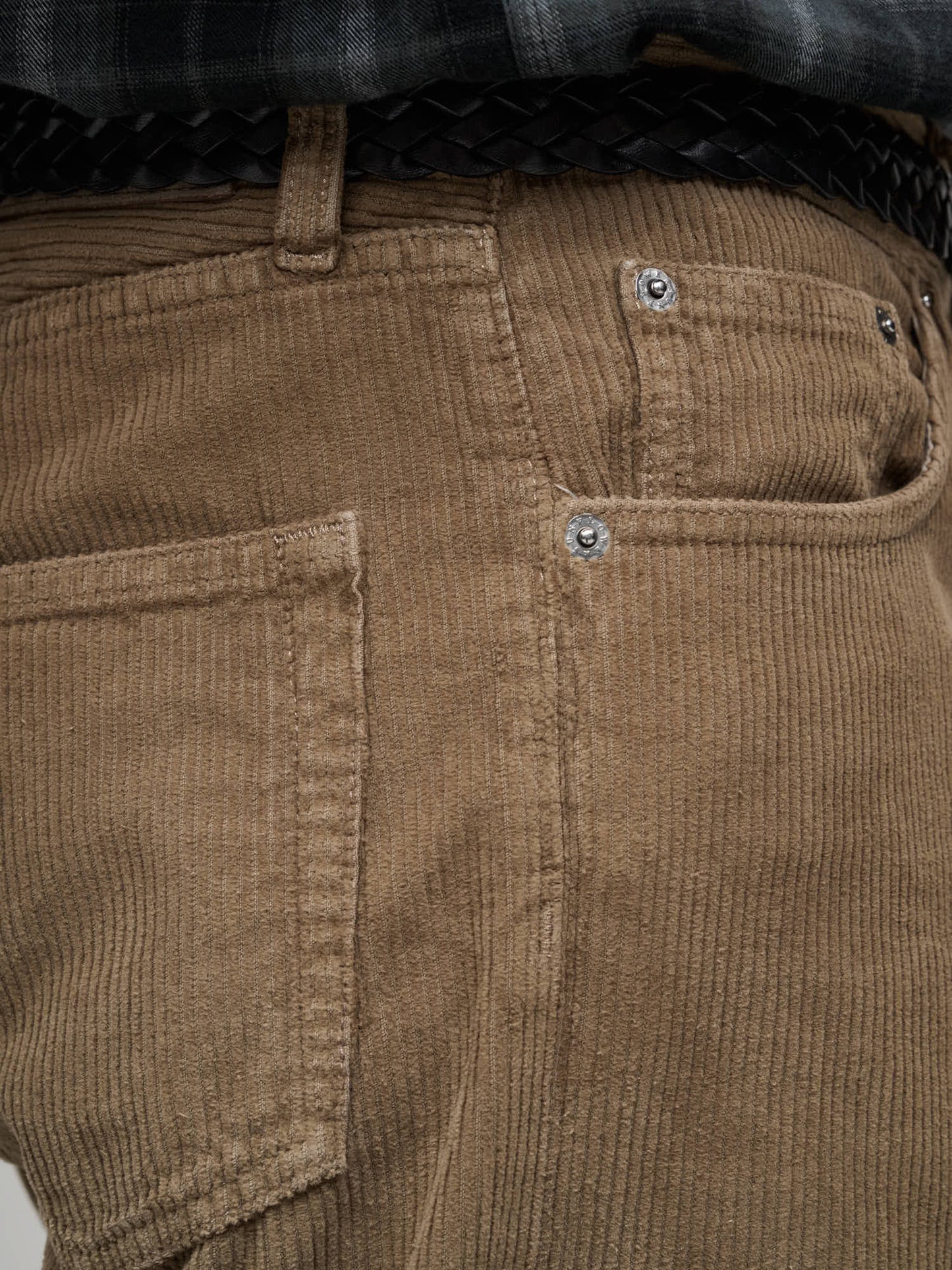 Loose Fit Corduroy, Taupe