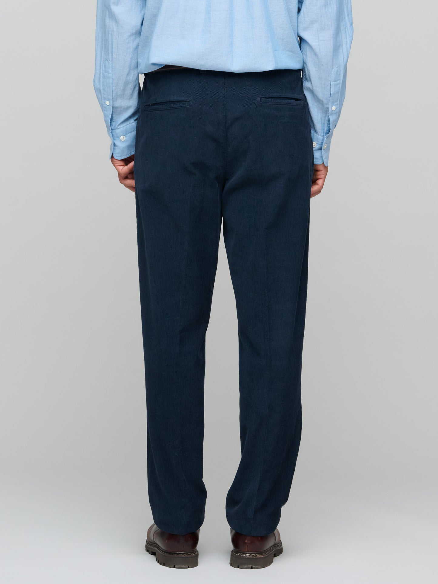 Needle Cord Trouser, Navy