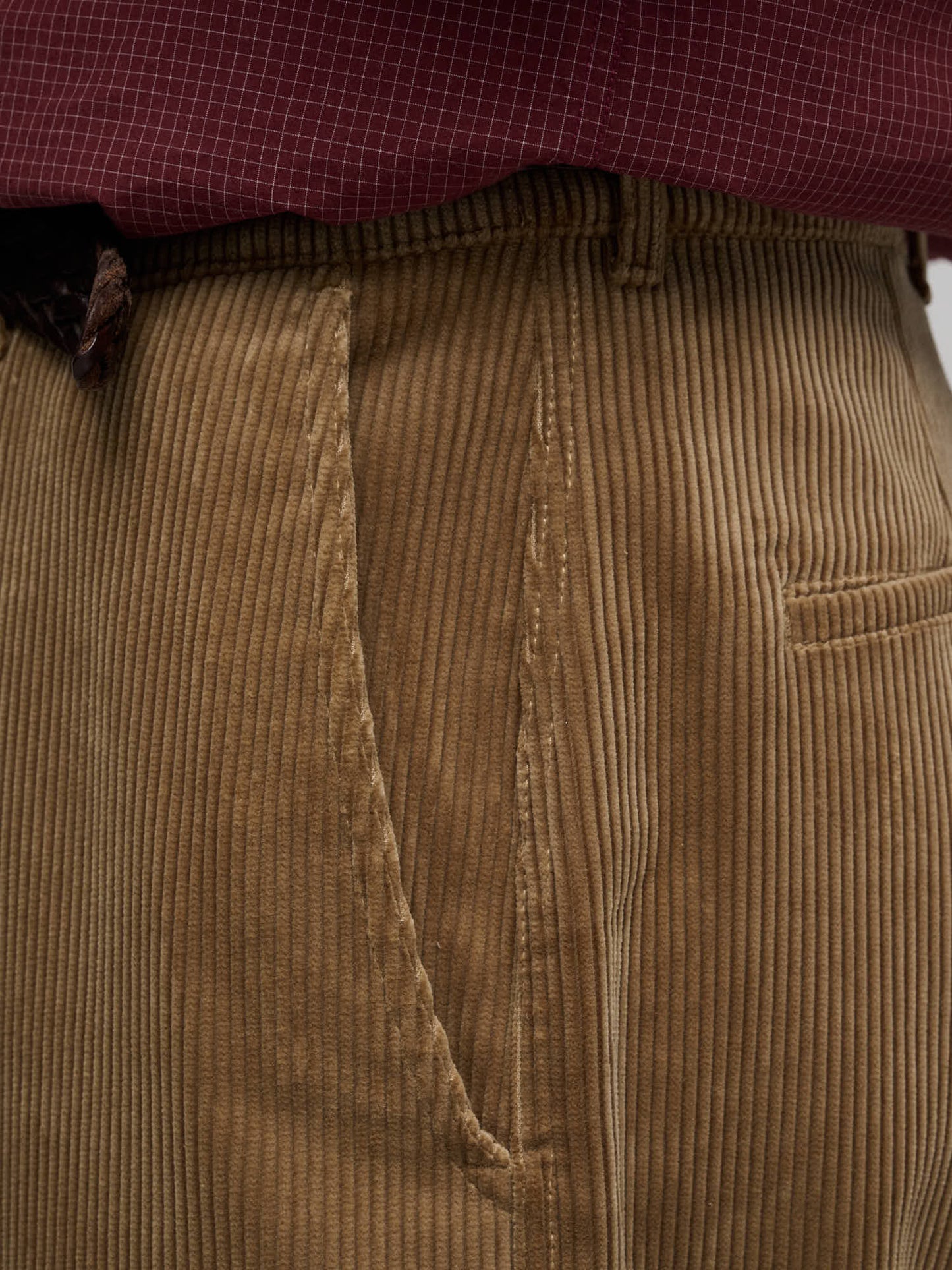 Balloon Trouser Wide Wale Corduroy, Beige