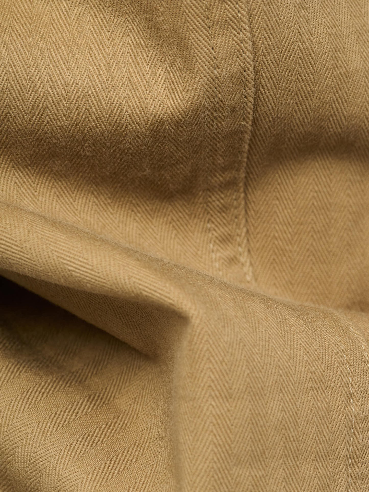 Herringbone Wide Leg Chino, Khaki