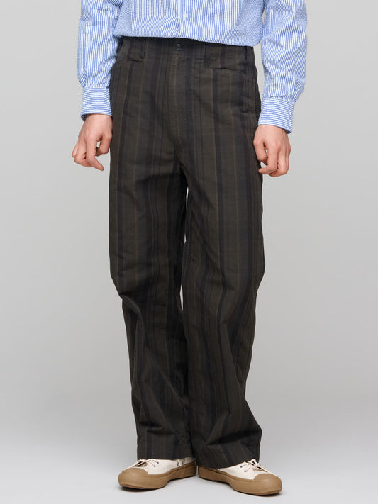 Plaid Dock Pants, Brown