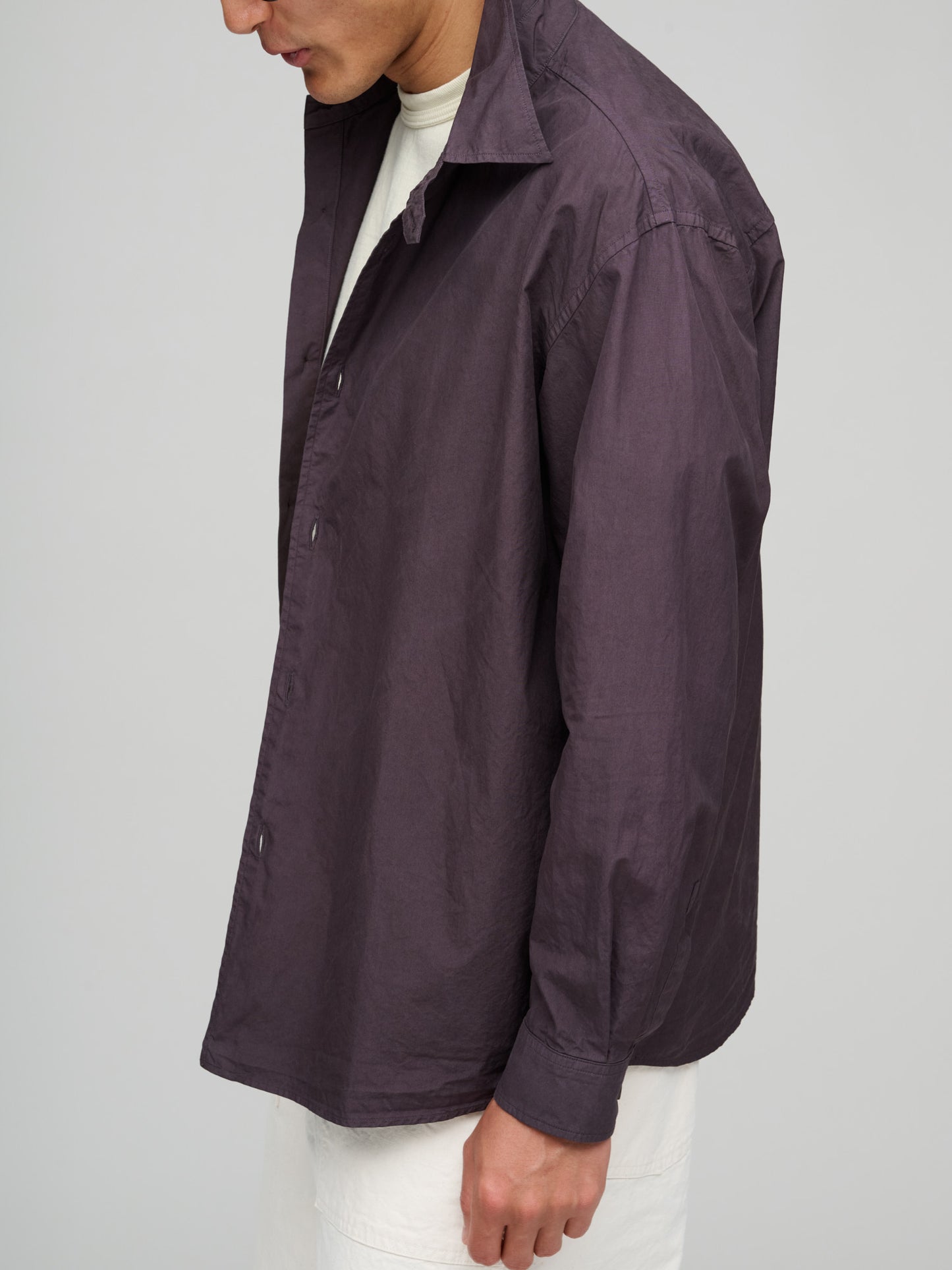 Finx Cotton Shuttle Weather Shirt, Dark Brown