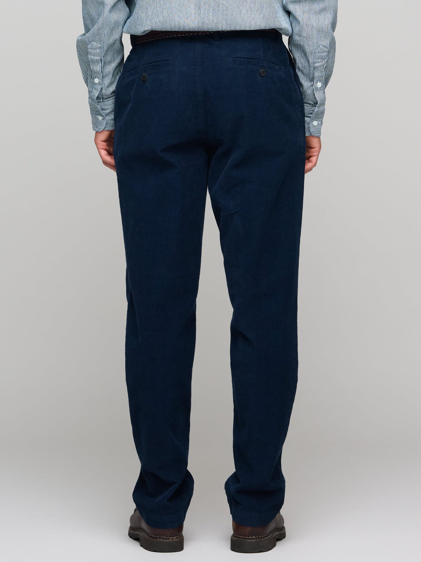 Cord Chore Trousers, Navy