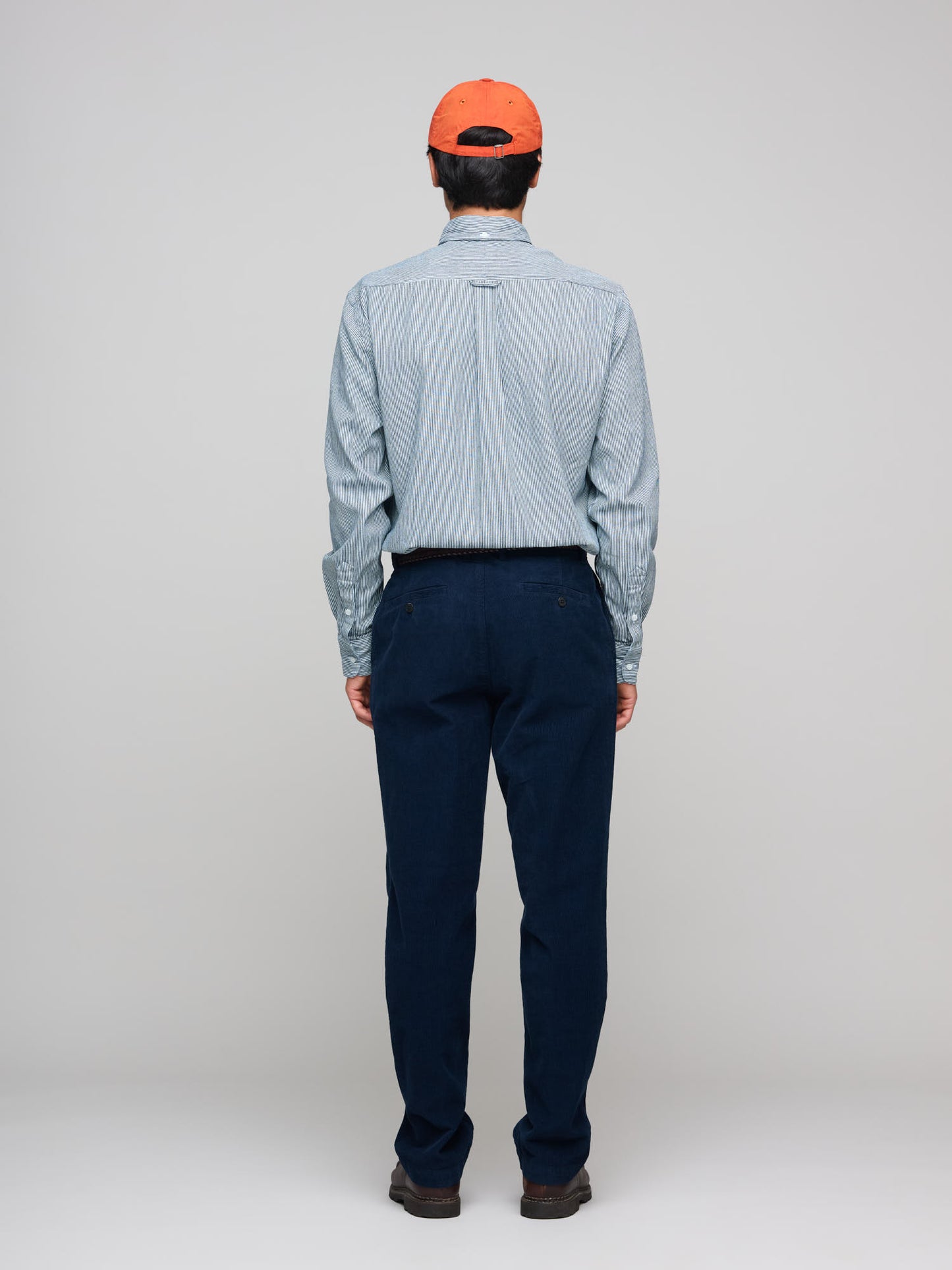 Cord Chore Trousers, Navy