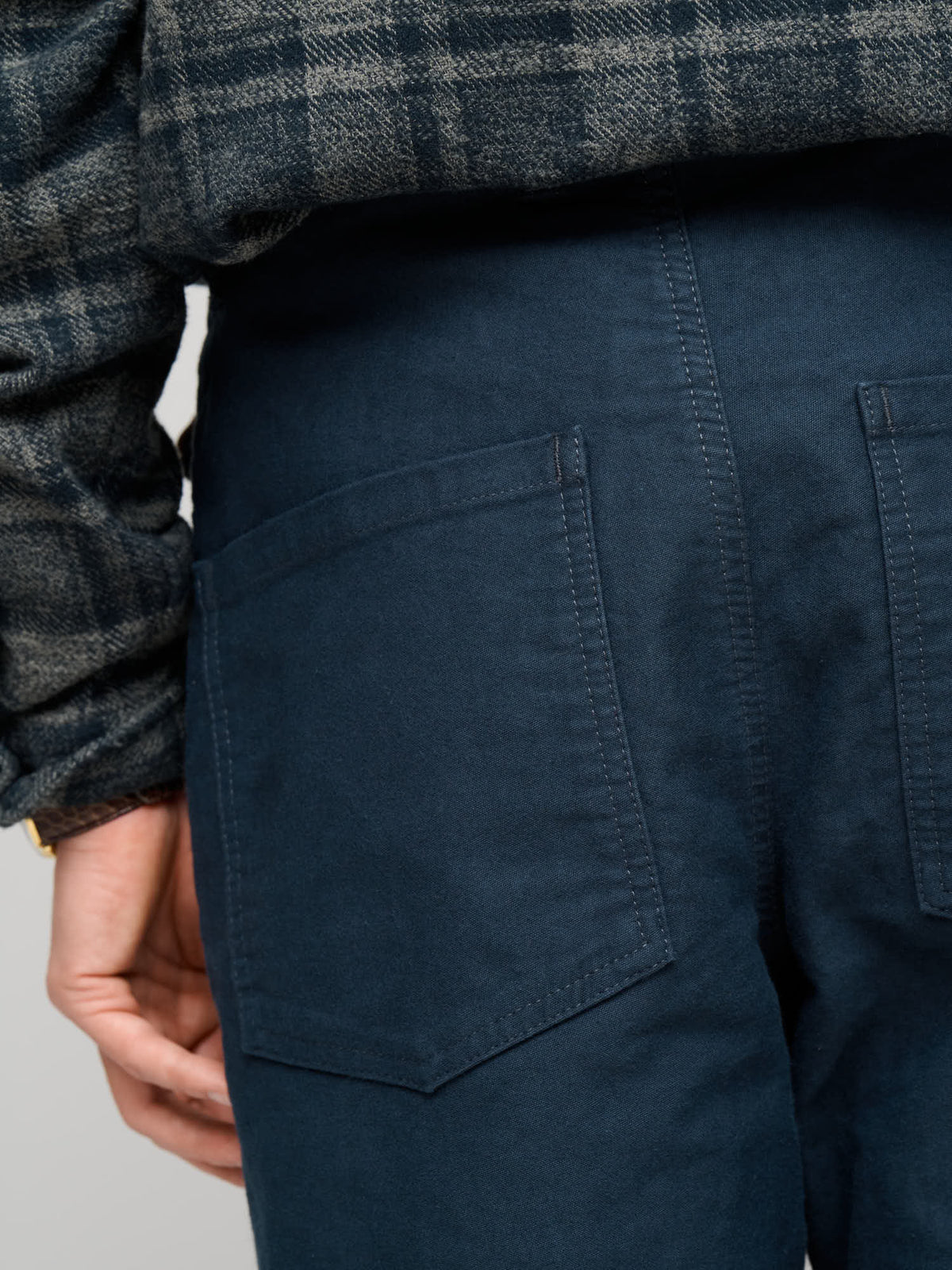 Utility Chino Vintage Moleskin, Navy