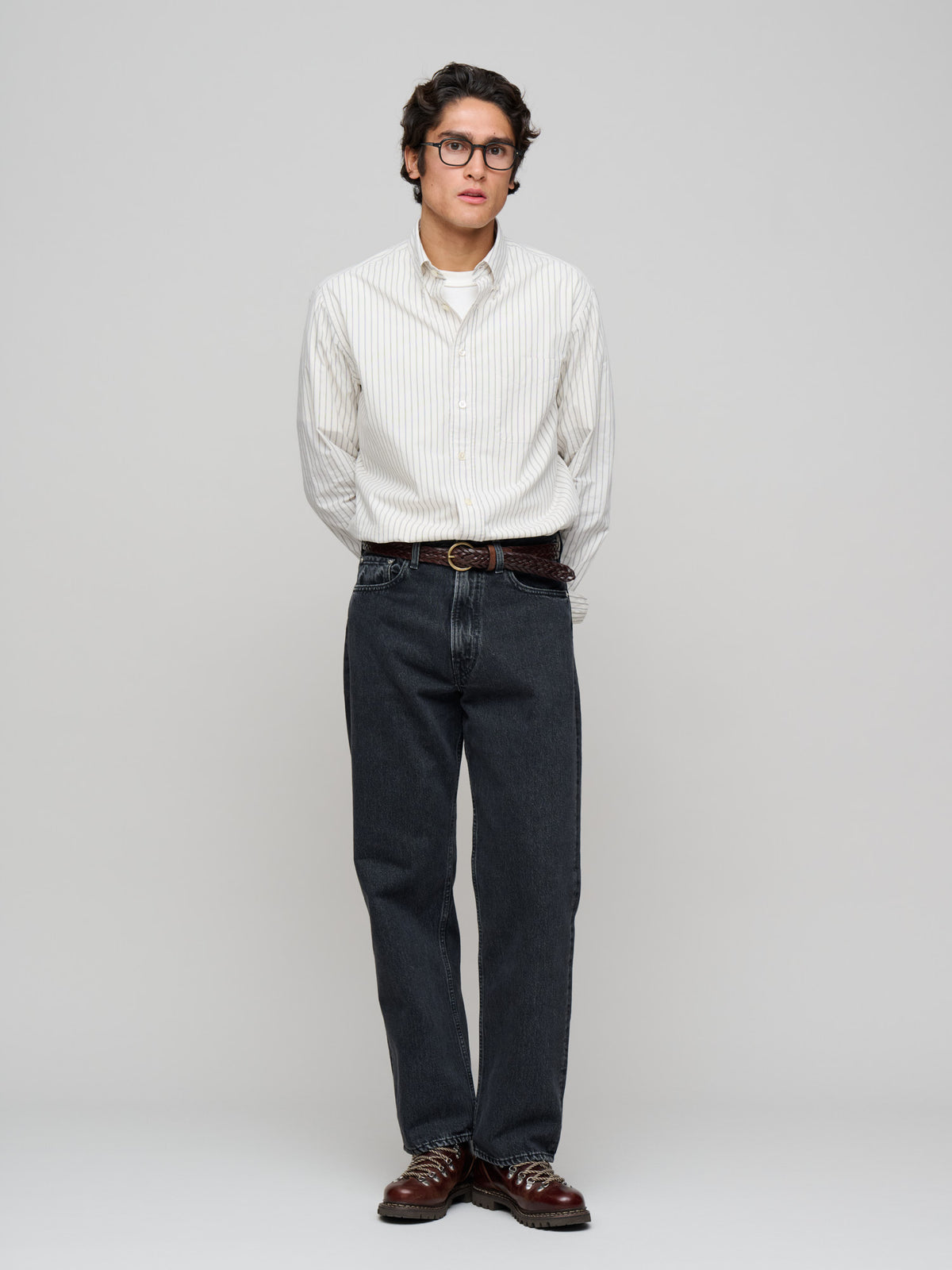 101 Dad's Fit Denim, Washed Black