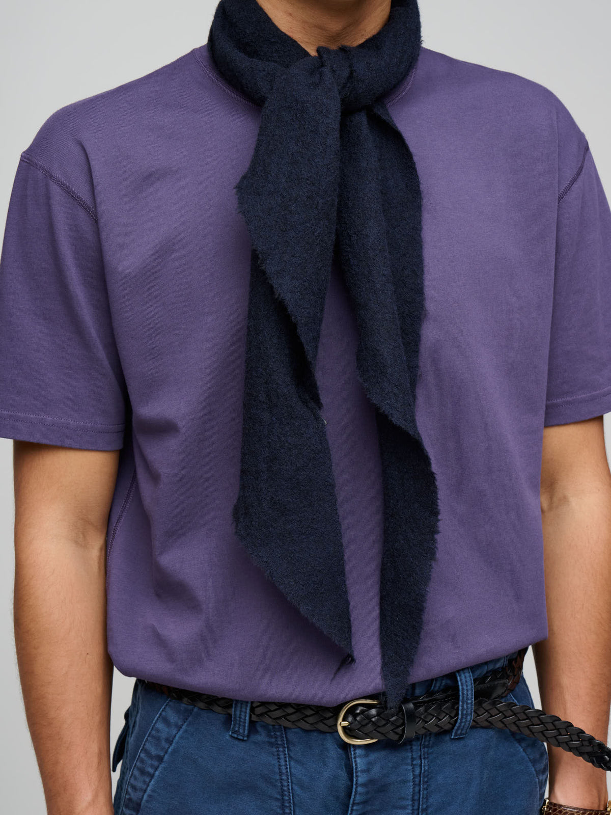 Triga Antan Wool Bandana, Navy