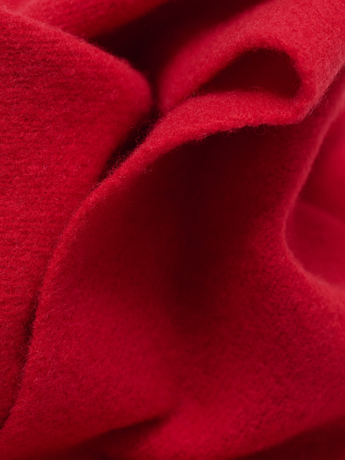 Lambswool Triangle Neck Scarf, Dubonnet Red