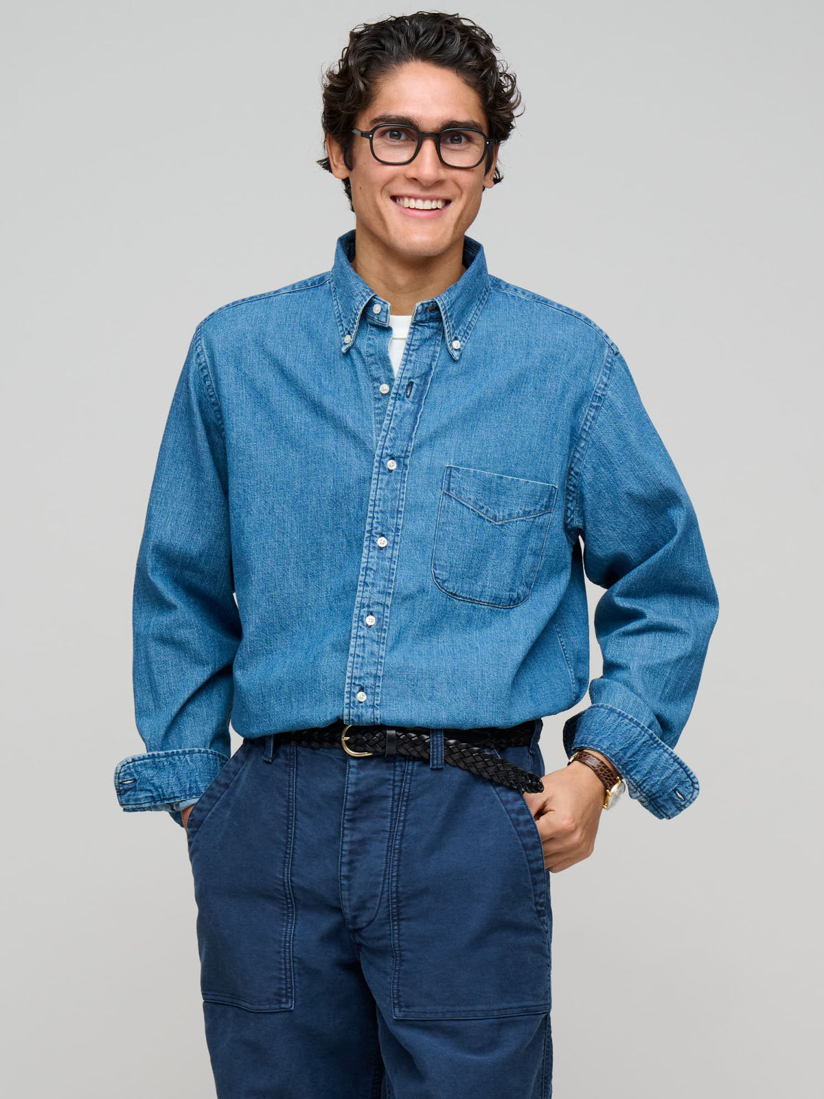 Denim Standard BD Shirt, Denim Used
