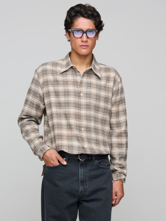 Studio Shirt Checked, Sand