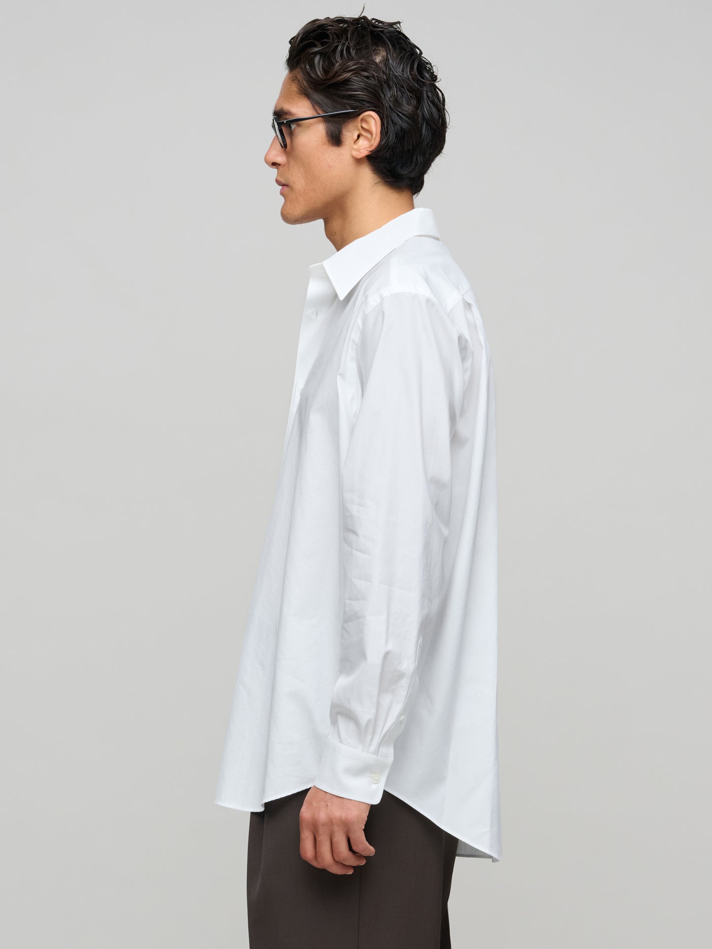 Washed Finx Twill Shirt, White