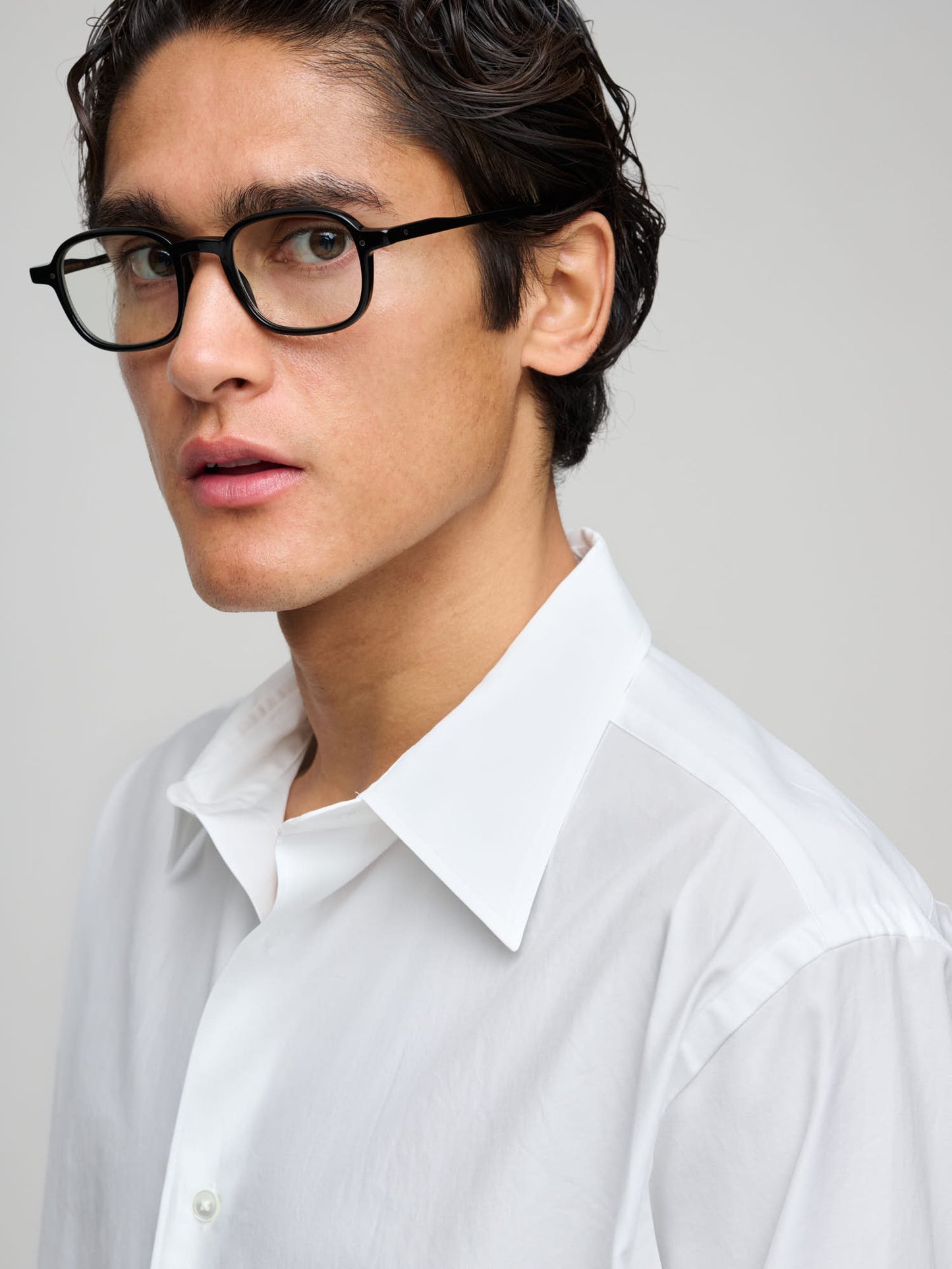 Washed Finx Twill Shirt, White