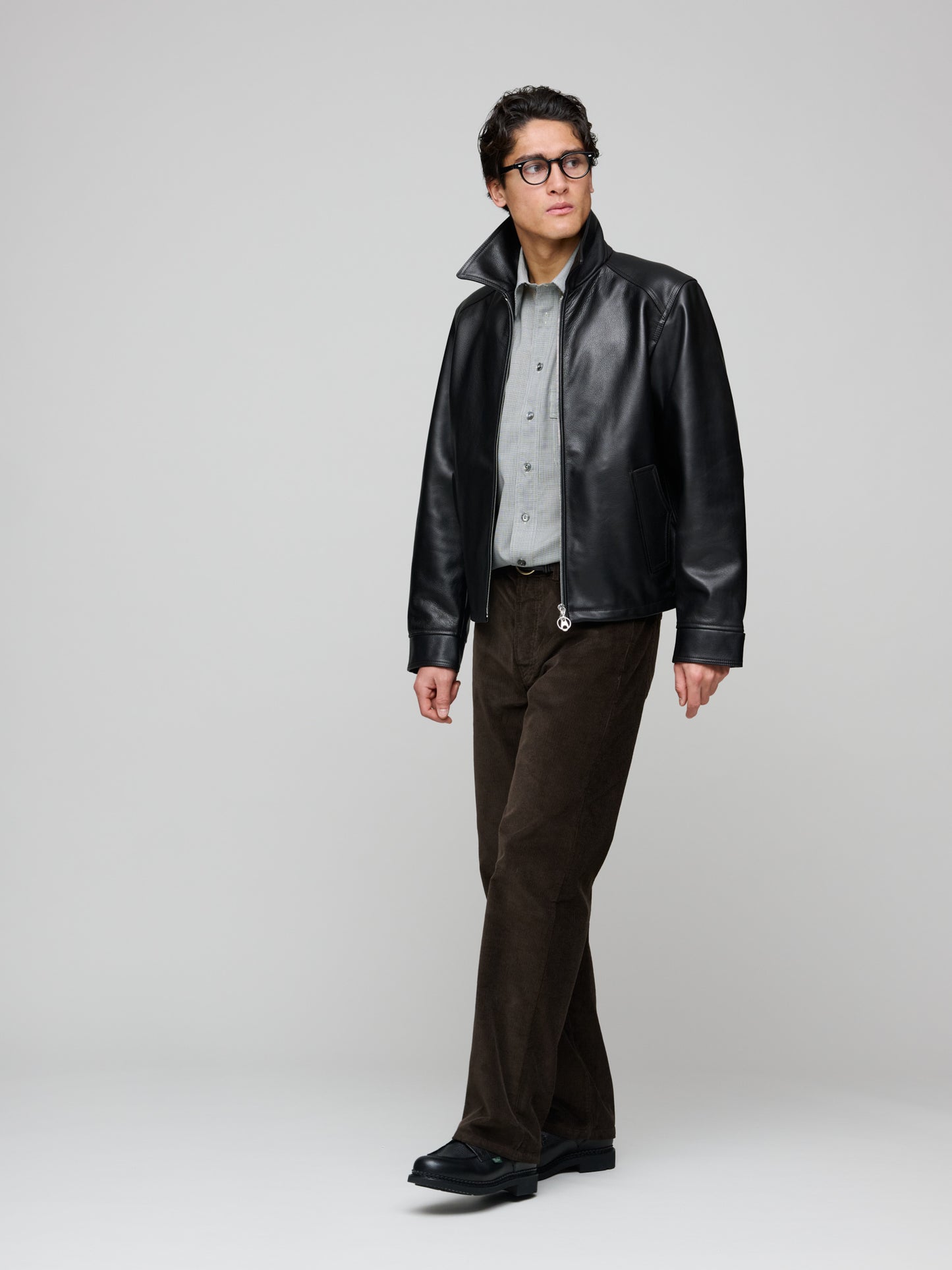 Cinch Back Blouson, Black