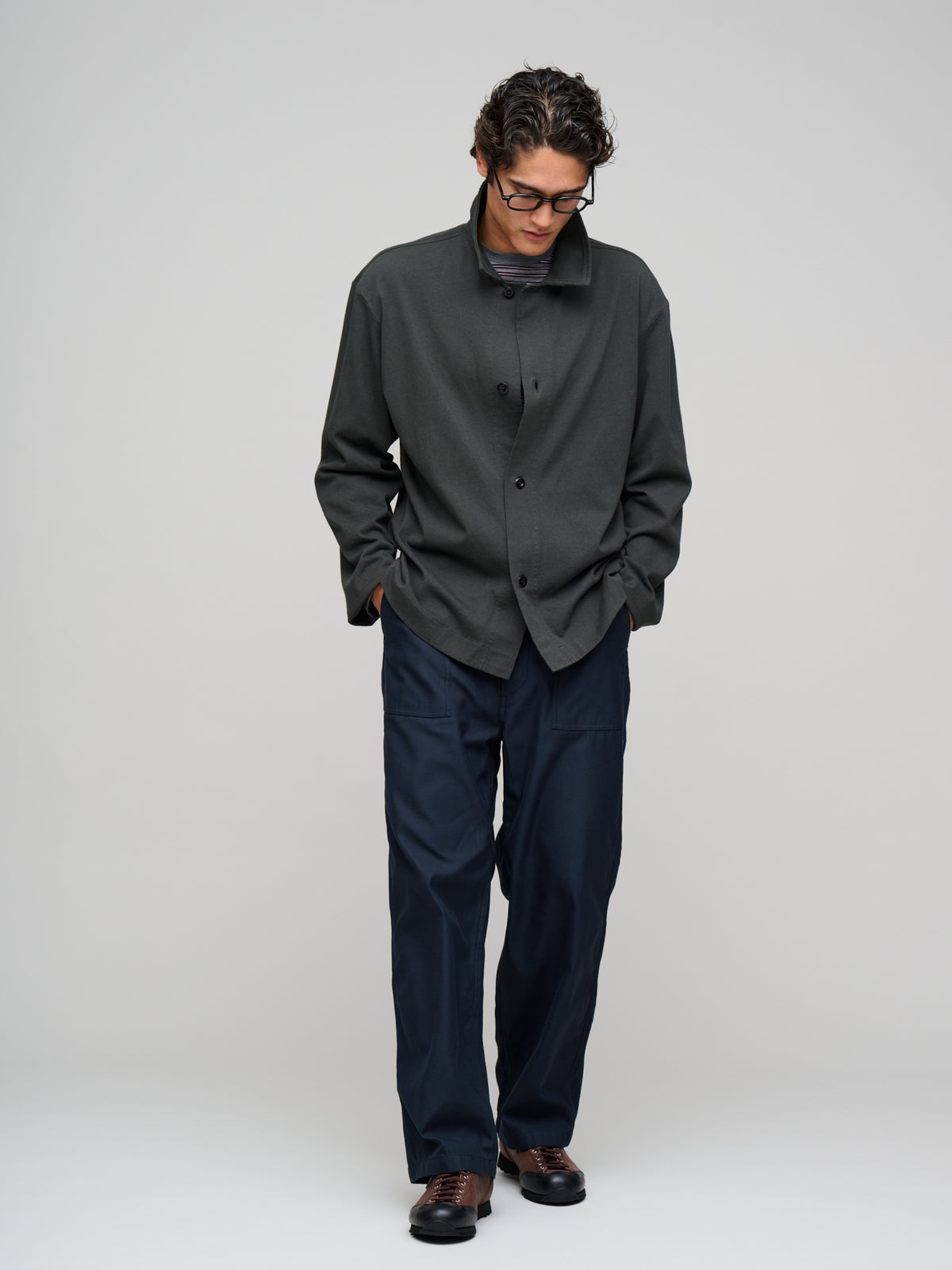 Jersey Shirt Heavy Cotton, Pewter