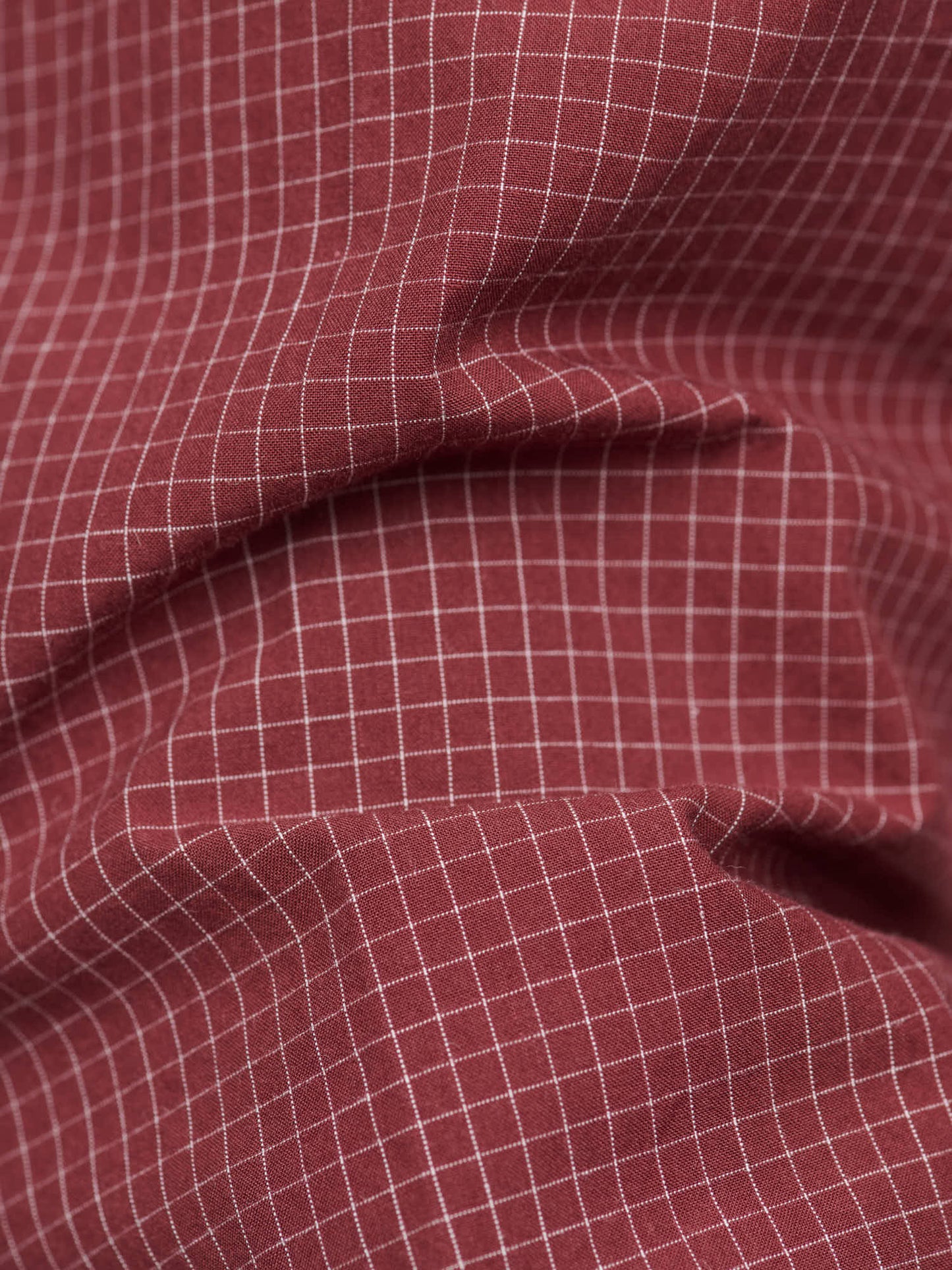 Duty Shirt Fine Grid Check, Warm Red